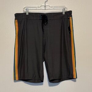 burnside Black and White Woven Logo Label